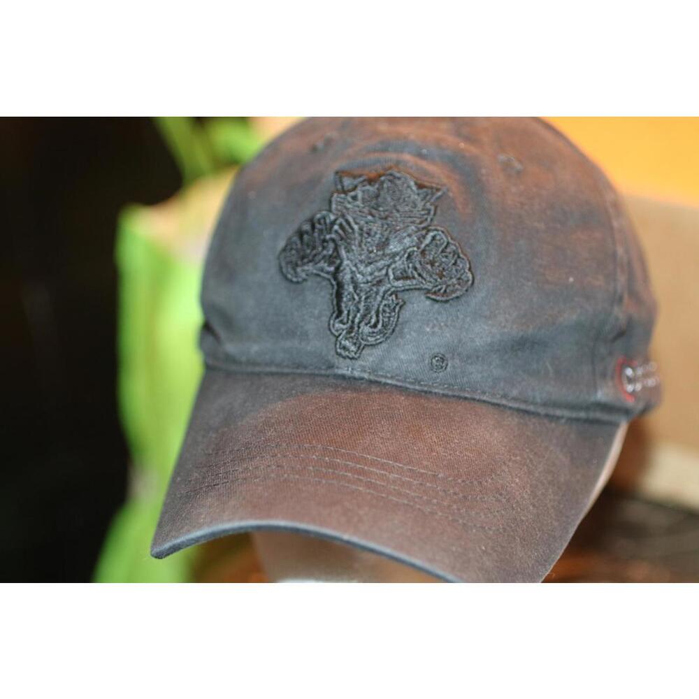 FSN Florida Black Gothic Cross Dad Hat Adjustable Baseball Cap Cotton